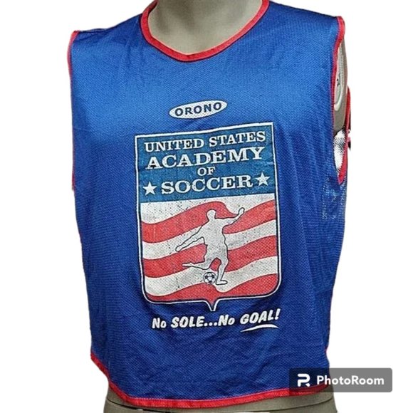 ORONO Other - Orono US Soccer Jersey Graphic Blue 'No Sole....No Goal' Lightweight Size Medium
